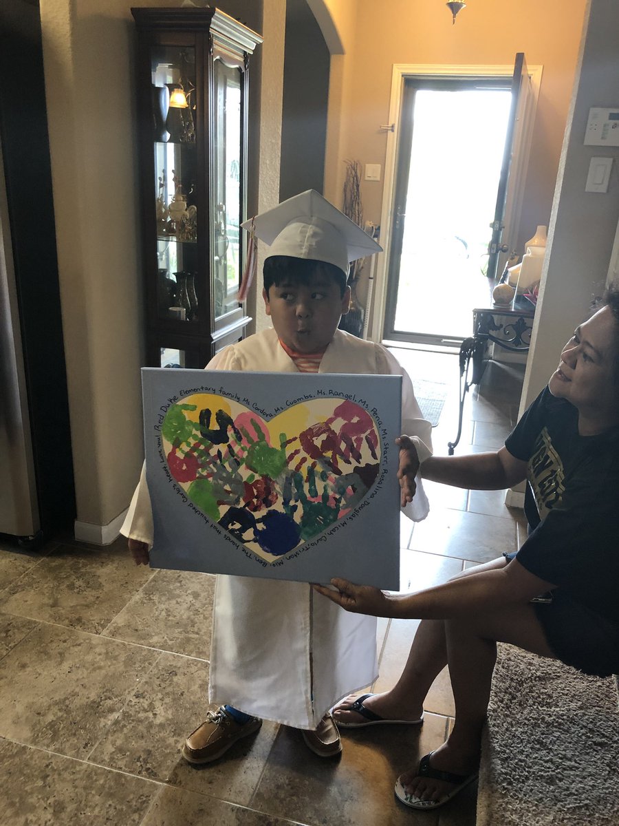 CoombsClass's tweet image. Some rain and a school closing isn’t going to stop us from saying goodbye to a student that is going to middle school next year.  We love you Carlo!  The halls of Duke won’t be the same without you. @CoombsClass @DukeElem