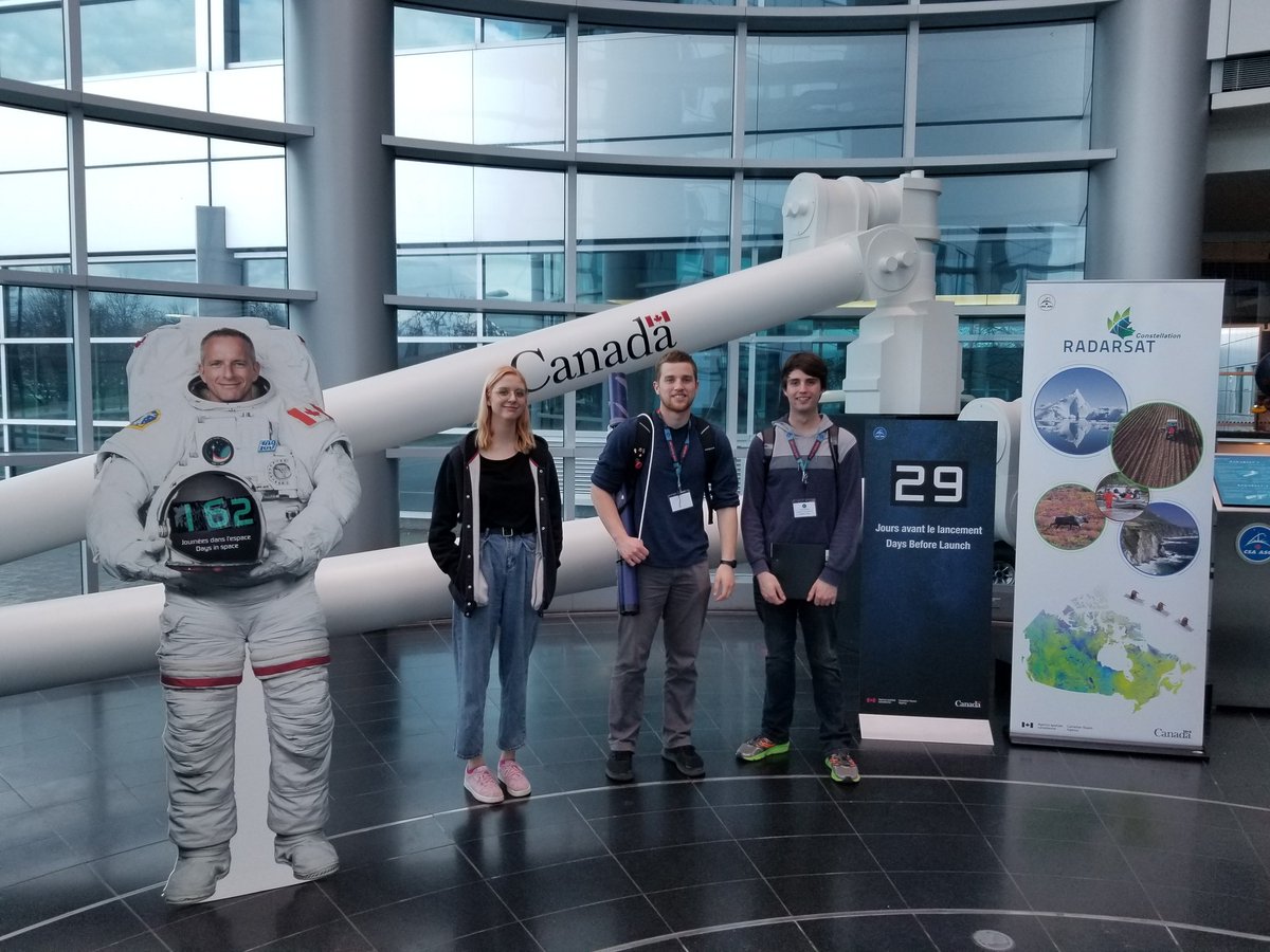 CubeSatUPEI's tweet photo. The #CCPWorkshop came to a close today. Our representatives are very excited to head back to @EngineeringUPEI to share everything they've learned over the past week! Time to implement all of the useful feedback from @csa_asc and @NanoRacks into SpudNik-1! https://t.co/qSaHwfGpPg
