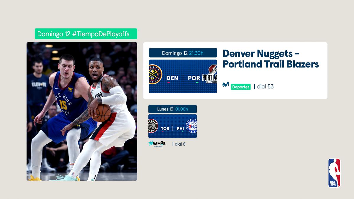 MovistarNBA's tweet photo. Las dos palabras más bonitas que te pueden decir en esta vida: Game 7. Mañana, doble menú desde las 21:30h. Con @guillegimenez_ y @ADaimiel. #TiempoDePlayoffs #NBASundays https://t.co/0KPP6UYVmI