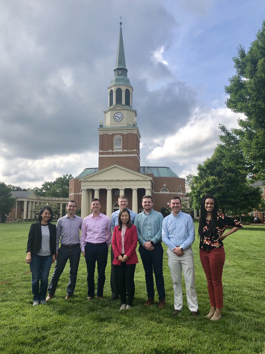 mattimboden's tweet photo. What a fantastic spring 2019 #DeaconWeekend with members of the newest Online MSBA cohort @WakeForestBiz. Awesome working pro students who bring so much to the @WakeForest community! π© https://t.co/p7U21Dafnq