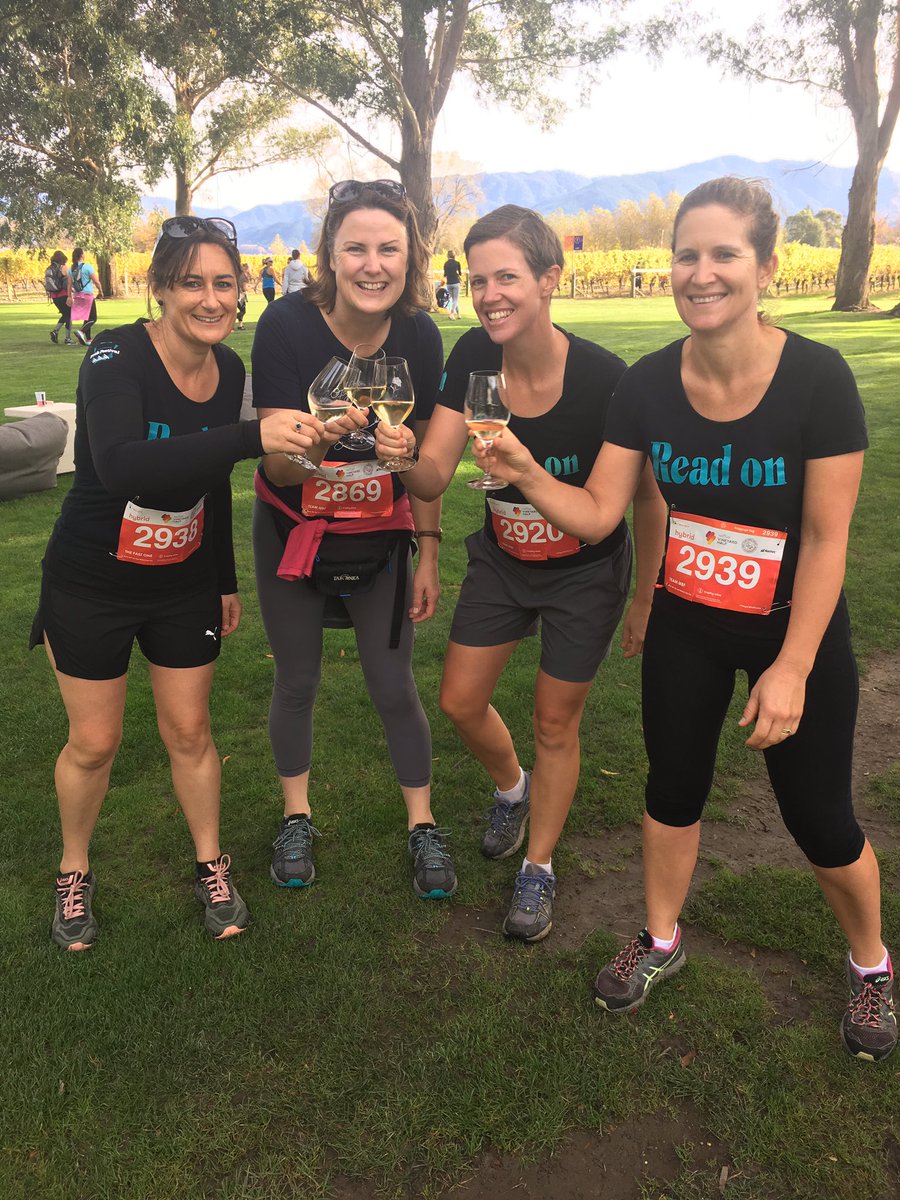 MarlBookFest's tweet image. .@CloudyBay bubbles never tasted so good, 7kms through @vineyardhalf! Awesome day out in Marlborough. #vineyardhalf #walkandwine