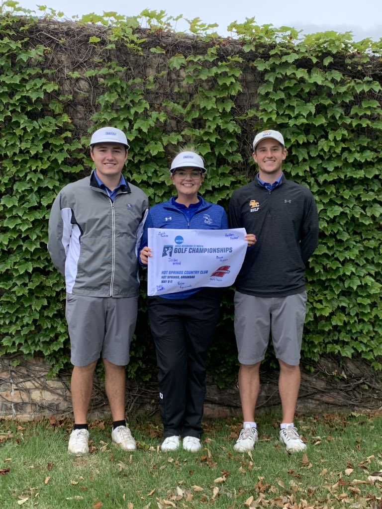 BIG CONGRATS to our two captains <a href="/foster267/">Hayden Foster</a> <a href="/Zach_James01/">Zach James</a> for qualifying for the NCAA National Championship. Team fell a little short finishing 8th. 🏌🏼‍♂️#takecover
