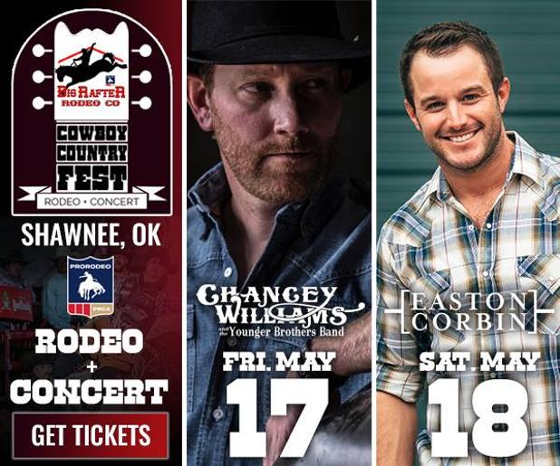 shawneeevents's tweet photo. Cowboy Country Fest is just 1 week away!  Learn more at https://t.co/R4uNDxazF1 @RodeoLlc @CWandYBB @eastoncorbin https://t.co/vFwdgYGQcM
