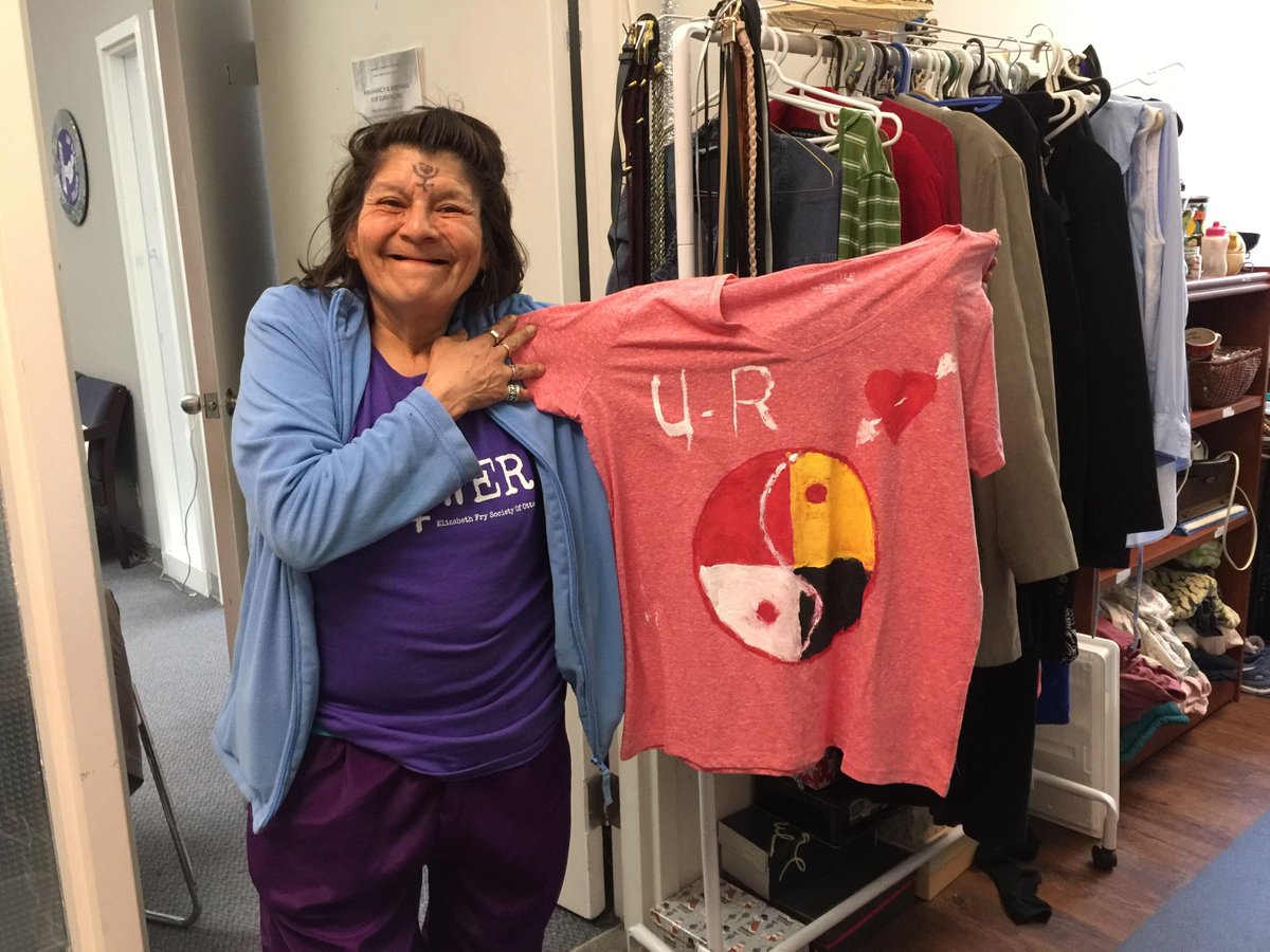 EFryOttawa's tweet photo. T-shirt art and yoga at Efry Ottawa Today. Join our campaign to #EndStripSearching #HearMeToo @caefs https://t.co/G8MfPLVoKr