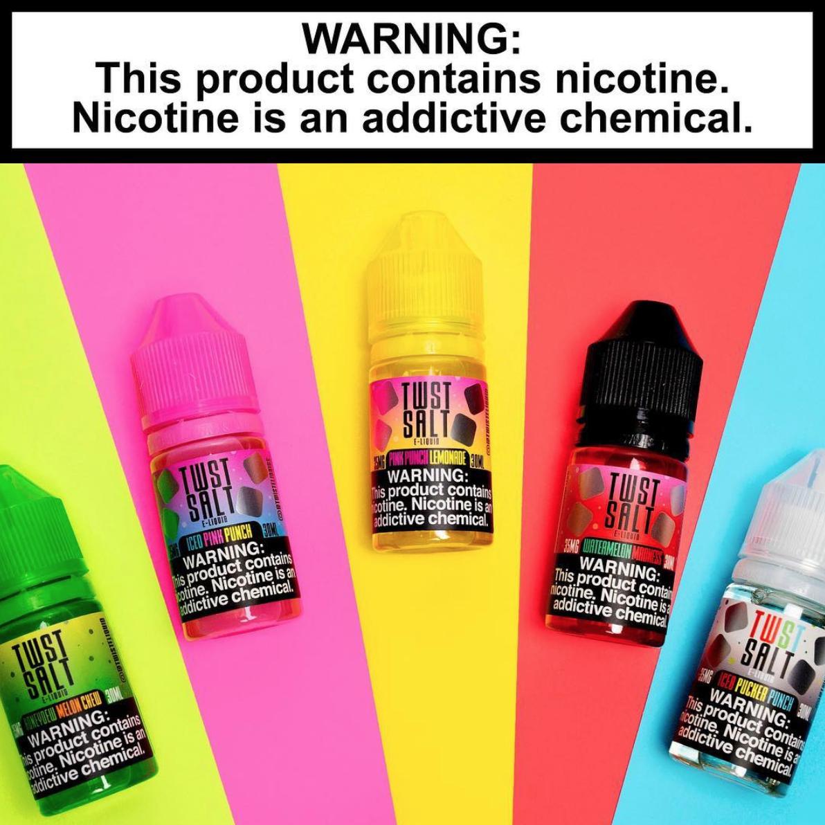 Keep it TWISTED &amp; SALTY🍈🍋🍉❄️ What’s your go-to flavor?