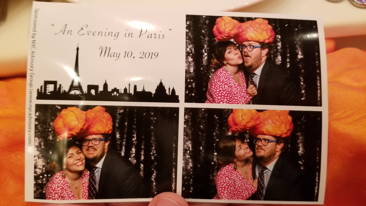 MattKabel's tweet photo. Where ya'll at tonight Bills fans? I'm at at a school fundraiser for my kid in Brooklyn, Paris. #winghat https://t.co/x1mzZD7dP9
