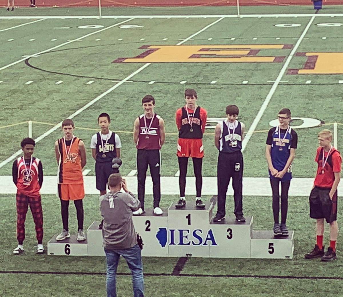 hilmelick's tweet photo. This boy got 2nd at state in the 400M. So proud of you, Parker. 🥈🤩#statefinals #princespride https://t.co/Z6IXvzzxpE