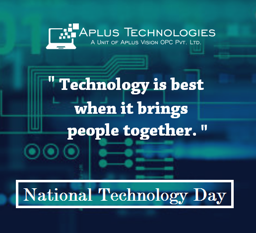 EventsAplus's tweet photo. Technology brings along the promise of growth, development and advancement..11th May 1998, the day India tested its first ever Nuclear Bomb, making it a Nuclear Powers. π
#NationalTechnologyDay #SaturdayThoughts #AplusTechnologies #apluszeitgeistevent #AplusVision #Technologies https://t.co/4ZobU5X7rn