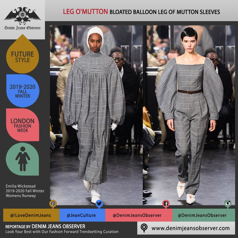 FashionWeekDJO's tweet photo. https://t.co/iUnGfORrlm Emilia Wickstead 2019-2020 Fall Autumn Winter Womens #EmiliaWickstead #TheGodfather #MaryCorleone #legomutton #legofmutton #legofmuttonsleeves #bloatedsleeves #check #LondonFashionWeek #LFW #FW19 #AW19 #style #trendsetter #fashionforward #fashionweek https://t.co/AbJuHU56iT
