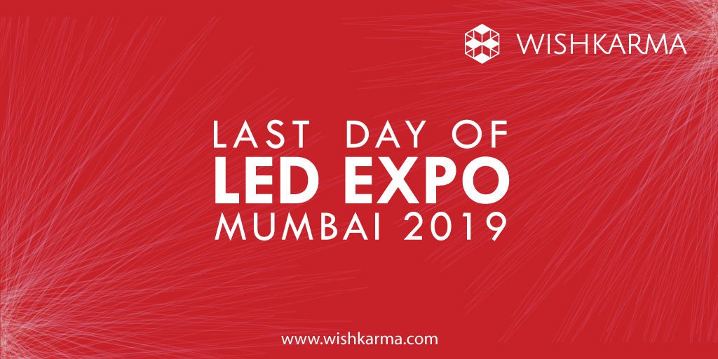wishkarma's tweet image. Did not get time to visit India's only exhibition on #LED #Lighting Industry?Today is the last day of the #LEDExpo 2019 at #BombayExhibitionCenter#Mumbai.

#lights #LEDlights 
#interiordesigners #architects #electricity #energysaving #saveelectricity 

Register at #wishkarma