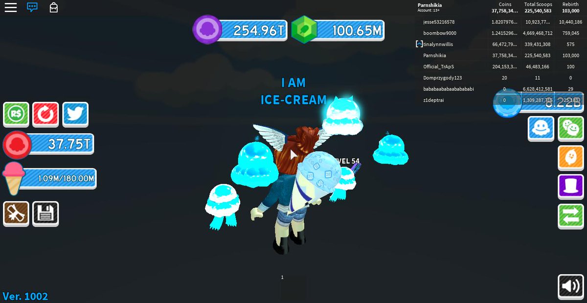 Icecreamsimulator Hashtag On Twitter - ice gamer on twitter roblox icemas testing out free