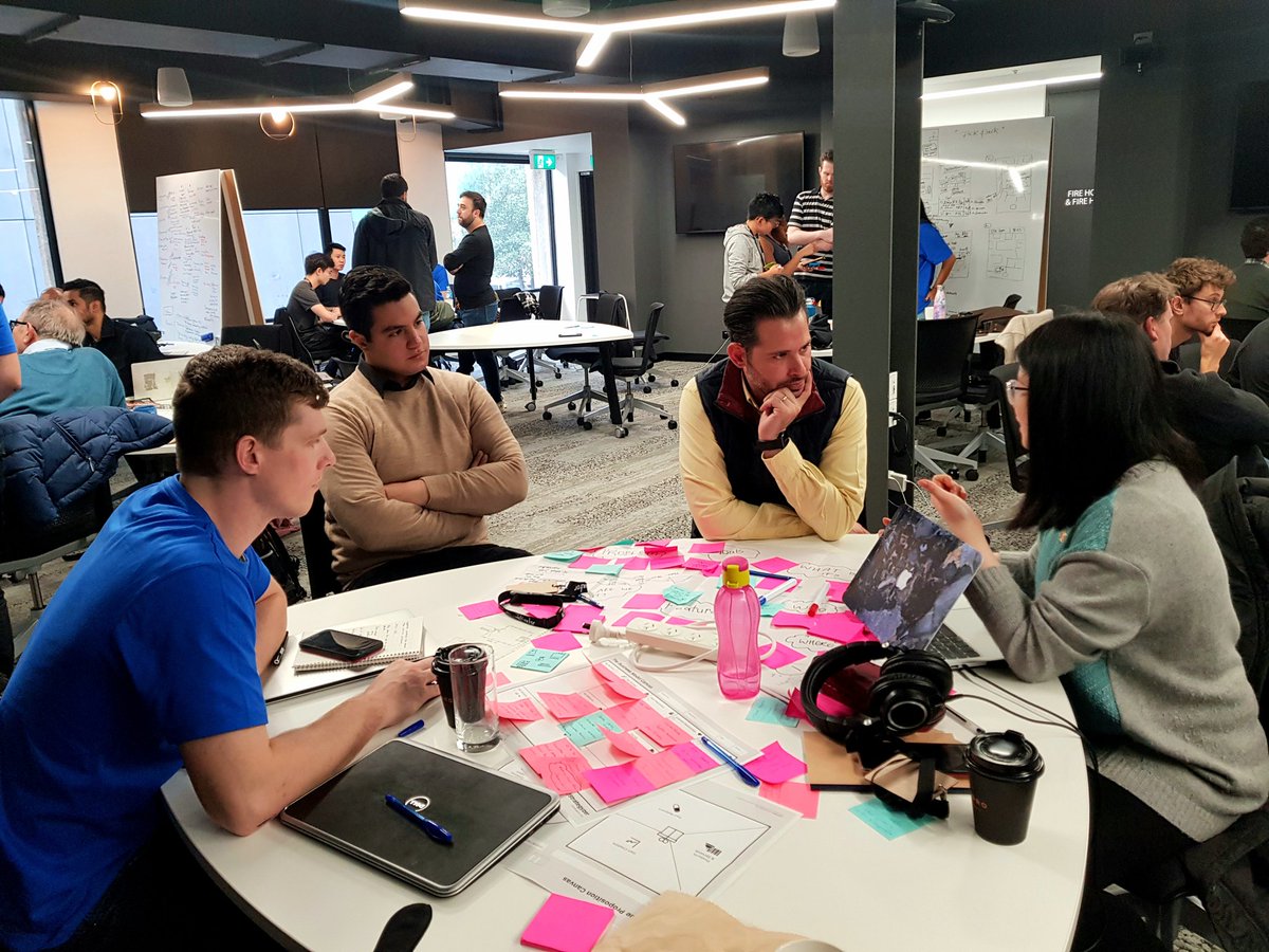 SWMelb's tweet photo. Creating frameworks for a back end that allows subsidised public transport for employees
Mentor: @AimanHamdouna from @Hatch_Quarter
#SWMelb #HackathonDay2 https://t.co/dzPosNdliZ