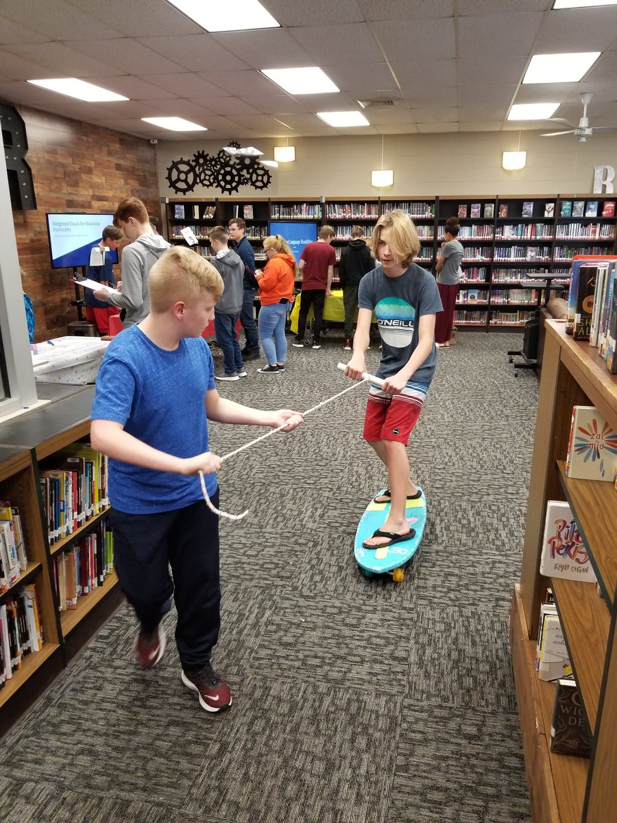 mpearce62's tweet photo. Great presentations from @RepublicSchools Project Lead The Way students this morning in the middle school. #repmoproud #GoTigers https://t.co/mnW7C7UC3E