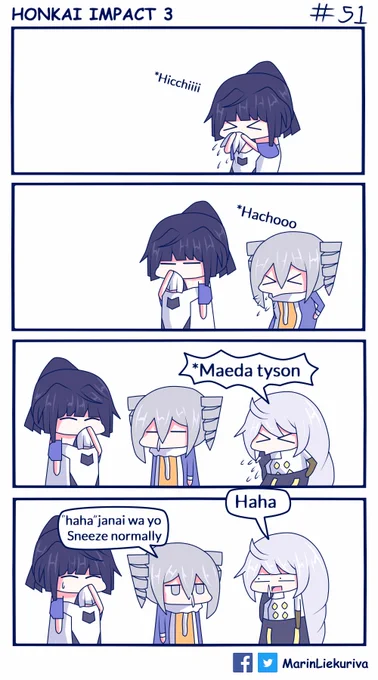 Sneeze attack !

#Honkaiimpact3 