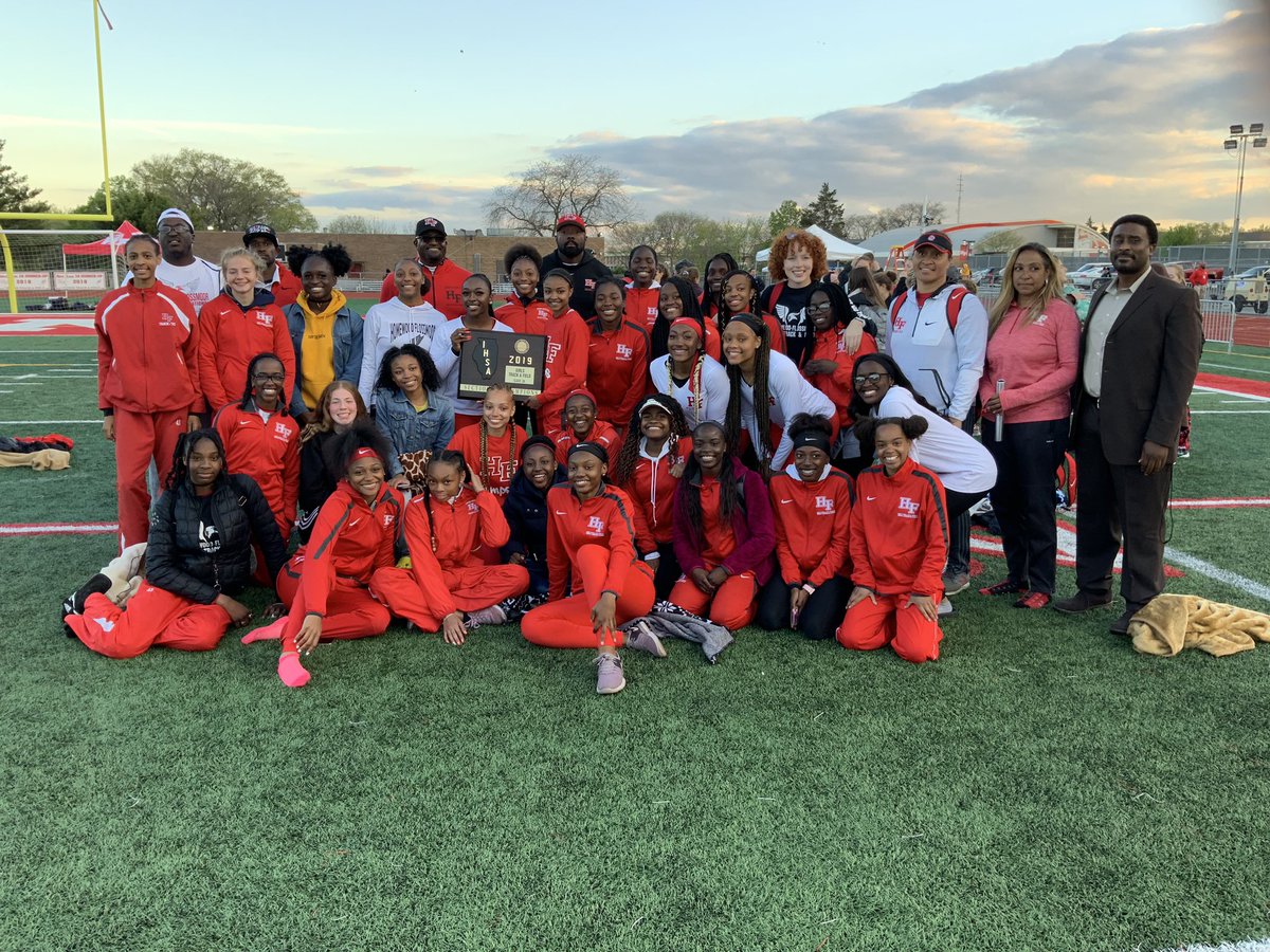 Your IHSA 3A sectional Champs with 16 individual qualifiers and 3 relays we are ready to finish what we started in 2016 &amp; 2017 #YearOfTheVikings #RedSmoke2
