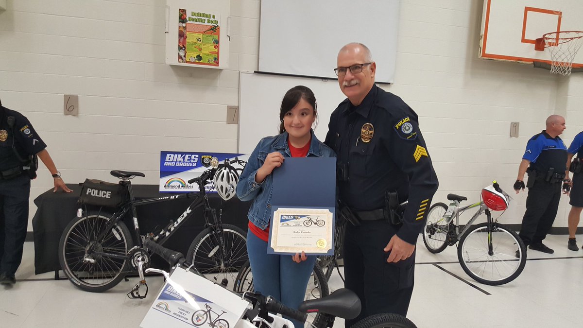 Cedar Hill Police Department delivering our scholars bikes for attendance and academics ...we are thankful for their acts of kindness. CHPD thanks for always supporting your community as well as Highlands.