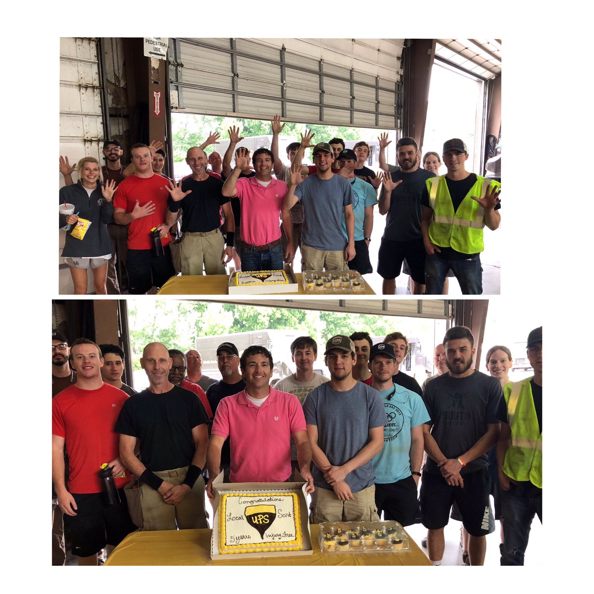 How about a high five 🖐 for the BG Local Sort.  Congratulations to Ben Cherry and the entire BG Local Sort working 5 years without an injury.  Very Proud of this group of people.
<a href="/mrcortezmartin/">Cortez Martin</a> <a href="/SouthWestUPS/">SouthwestOhioValley</a> <a href="/OhioValUPSers/">Ohio Valley UPSers</a> <a href="/charles01221963/">Hank</a> <a href="/bob_waitkus/">Bob Waitkus</a>