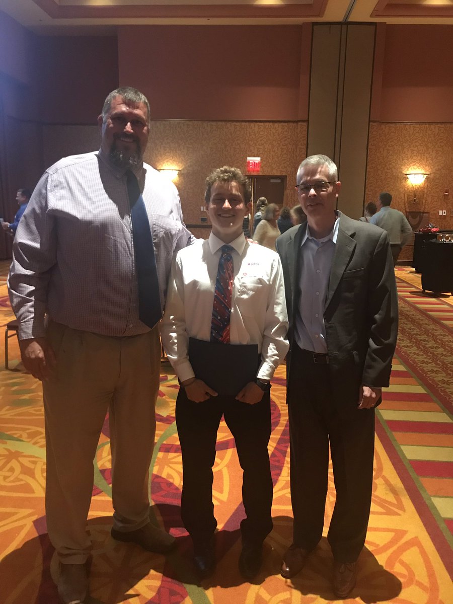 MSHSactivities's tweet photo. Congratulations to Bryan Botkin and Lauren Thompson (not pictured) for winning the @millardsouthabc $1,000 Scholarship this Year! @MPS_Foundation #TPW https://t.co/i9D1Bl3U9I