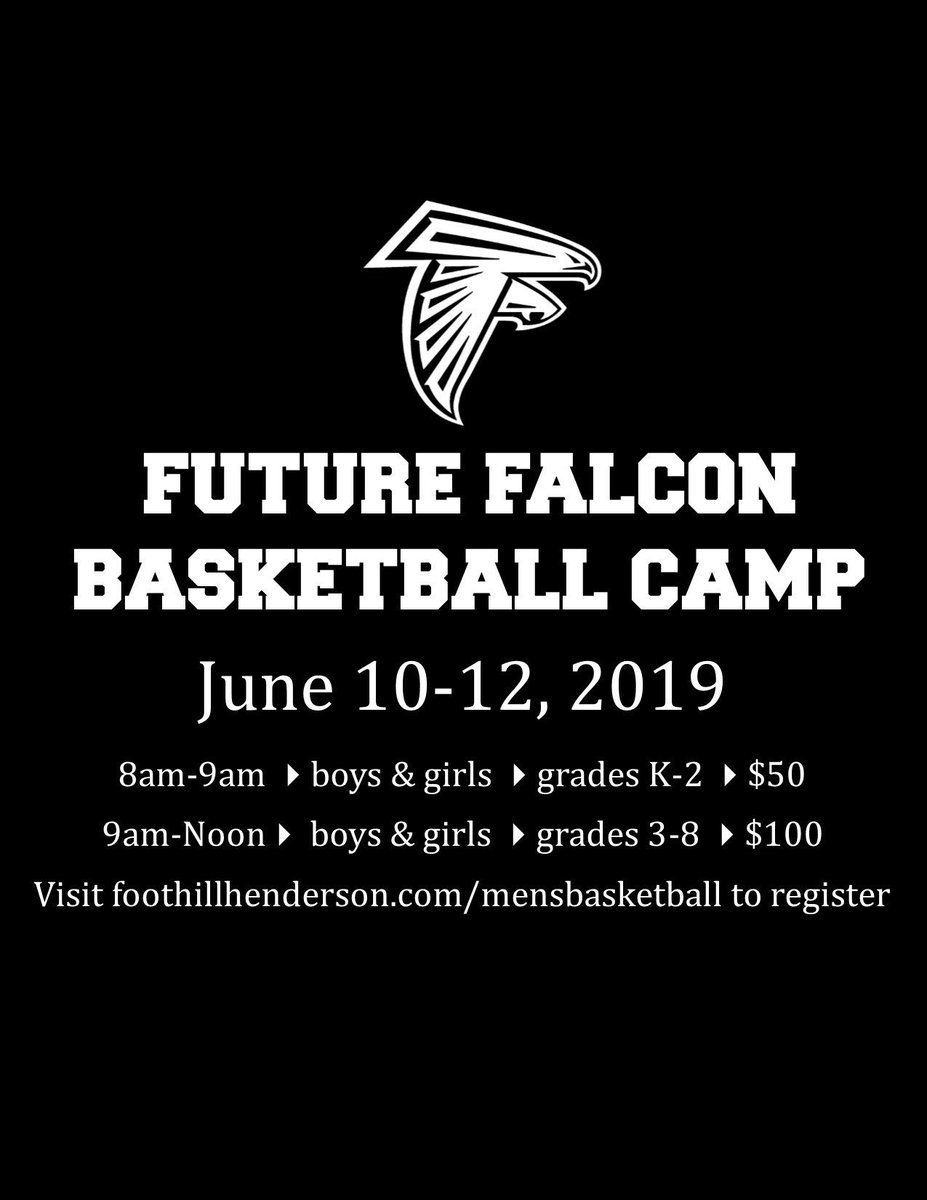 Sign up for the Future Falcon Summer Dance camp and Basketball Camp!!   <a href="/foothill_bball/">Foothill Falcons Basketball (NV)</a>