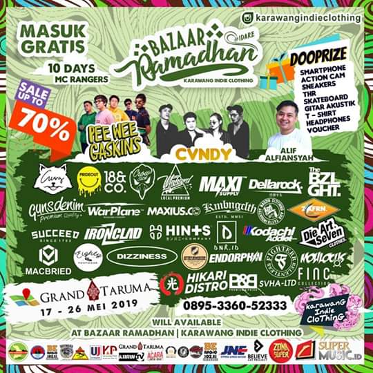 Pusaka Dewandaru On Twitter Bazar Ramadhan Karawang Indie Clothing 2019 Tinggal 7 Hari Lagi Silhkan Baca Dulu Di Pamflet Bawah Ini