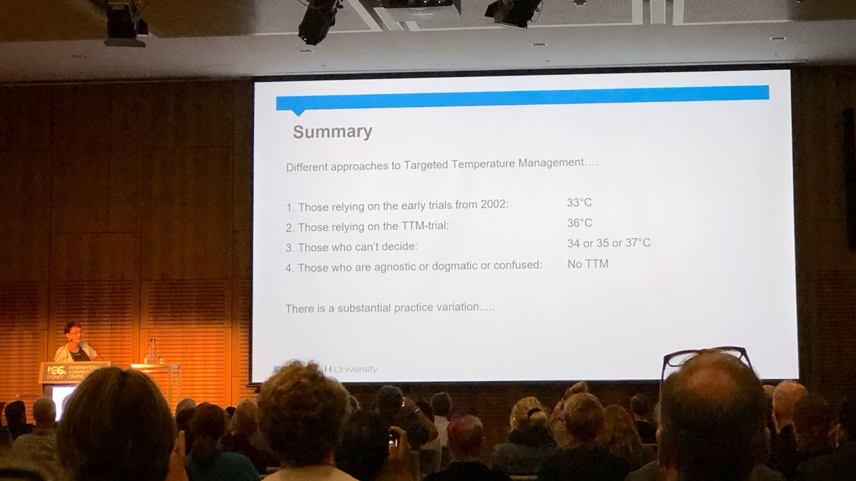Aus-ROC (@aus_roc) on Twitter photo .<a href="/Dr_JBray/">Dr Janet Bray</a> demonstrates there is significant variation in #TTM management... but the take home message is 33 - 36degrees is not normothermic! More future evidence is coming through the TTM2 trial - watch this space.
#SparkOfLife <a href="/ARC_resus/">Australian Resuscitation Council</a> .<a href="/Dr_JBray/">Dr Janet Bray</a> demonstrates there is significant variation in #TTM management... but the take home message is 33 - 36degrees is not normothermic! More future evidence is coming through the TTM2 trial - watch this space.
#SparkOfLife <a href="/ARC_resus/">Australian Resuscitation Council</a>