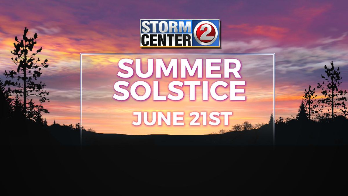 Here's a thinker for you... As of today, we are exactly 6 weeks away from the longest day of the year!  Which also means we are 6 weeks and one day away from the days getting shorter again  -  ALREADY!!!        #STORMCENTER2   #WIWX