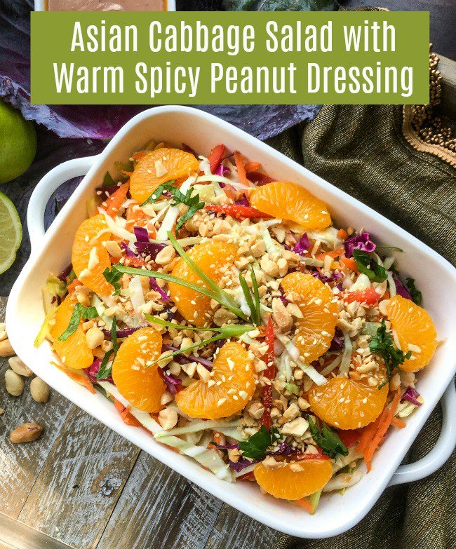Asian Cabbage Salad with Spicy Peanut Dressing trbr.io/7ZjBeFO via @CynGagen