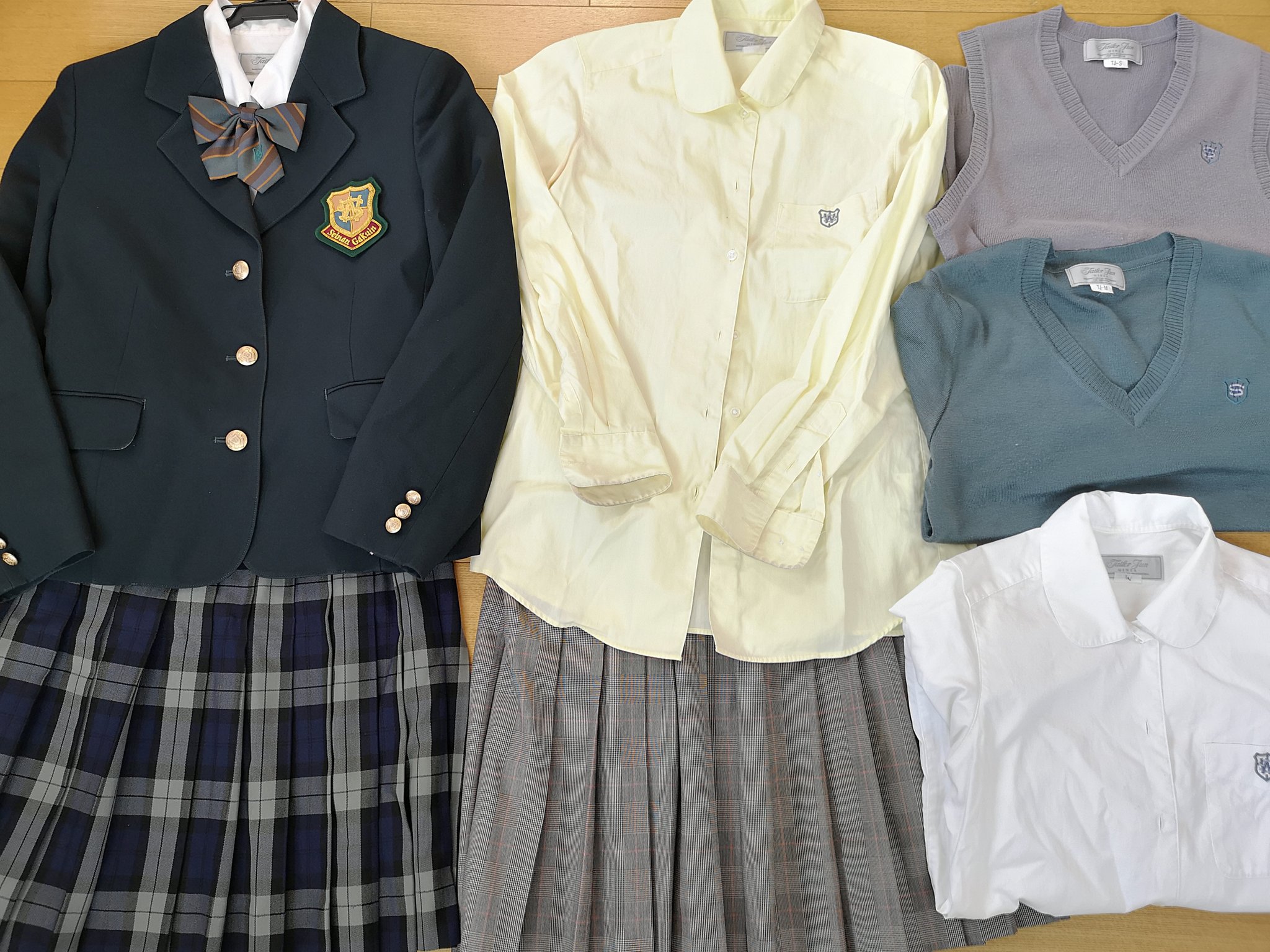 西南学院高校 男子制服 半袖シャツ