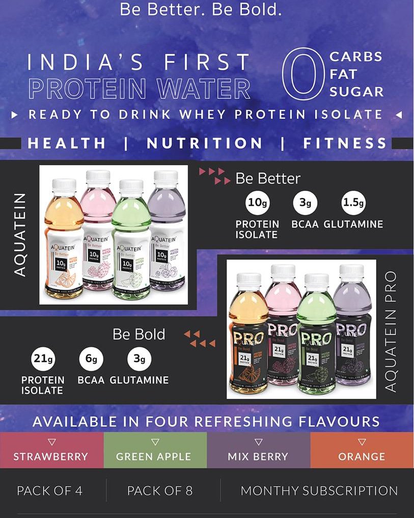 @aquatein
• • • • • •
We’ve got you covered!

#aquatein #ProteinWater #ZeroFat #ZeroCarbs #ZeroSugar #Health #Nutrition #Energy #Fitness #HealthyLifestyle #FitnessJourney #NutritionEveryday #LiveSmart #FitIndia #FitLife #BeBetterBeBold available at aquatein.com