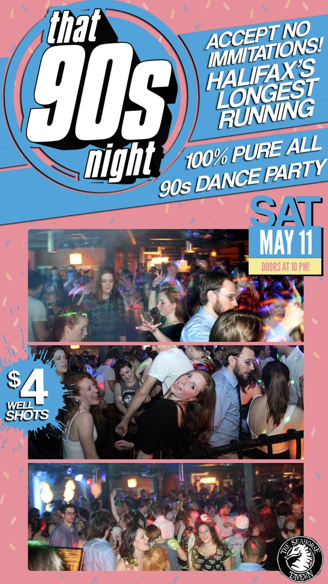 See you Saturday, May 11 at <a href="/theseahorse/">The Seahorse Tavern</a> #halifax #partytime