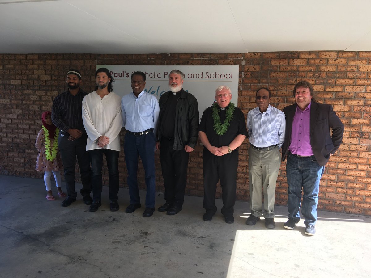 GailKerOAM's tweet photo. The esteemed faith leaders of Logan coming together at St Paul's Church to pay tribute and respect to those who lost their lives in Sri Lanka ⁦@accessonline⁩ ⁦@SSI_tweets⁩ https://t.co/tvx8MBytUS