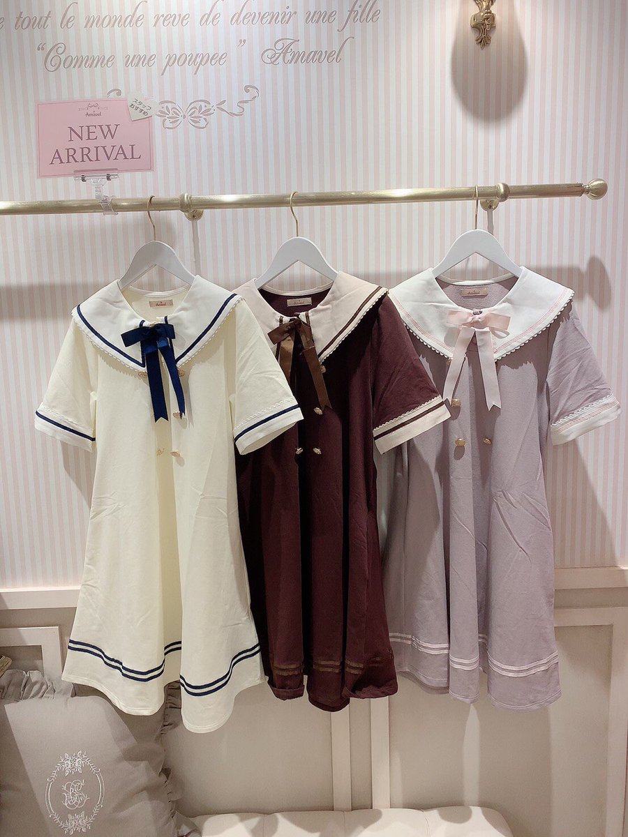 Amavel仙台店 בטוויטר New Marin Bear Aラインワンピース アイボリー ブラウン グレー 7 992 取り外し可能なくま耳かついたセーラーワンピが入荷しました ダッフィーとシェリーメイみたいな双子コーデにいかがですか Amavel アマベル 仙台parco T
