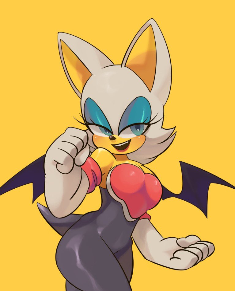 FiinelRush's tweet photo. A Rouge #rougethebat https://t.co/JQXsEbBLU3