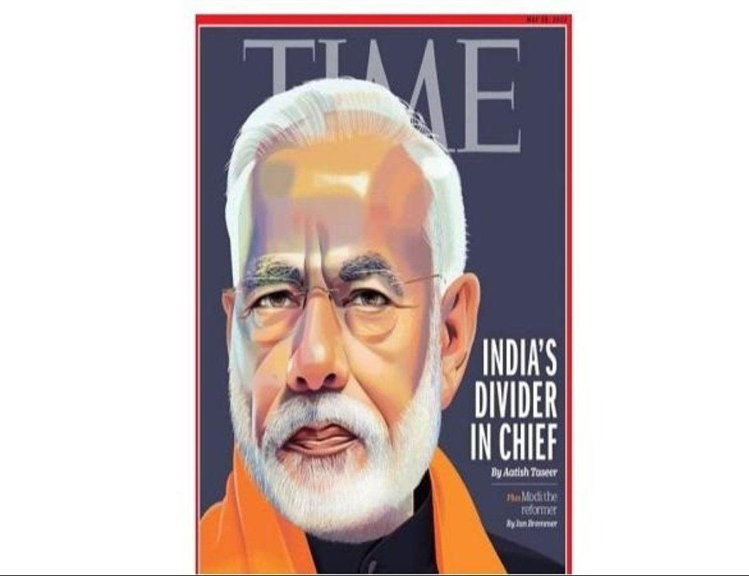 itsgaurav_s's tweet photo. For those who voted for him last time, saying only TIME will tell of his performance and leadership.
Here is TIME, telling it.
#TimeMagazine #Election2019 #NoMoNaMo #TimeTimeKiBaatHai #TimeIsTelling #CoverPage #DividerEffect #ApnaTimeAega https://t.co/G0ZZFYo0DA