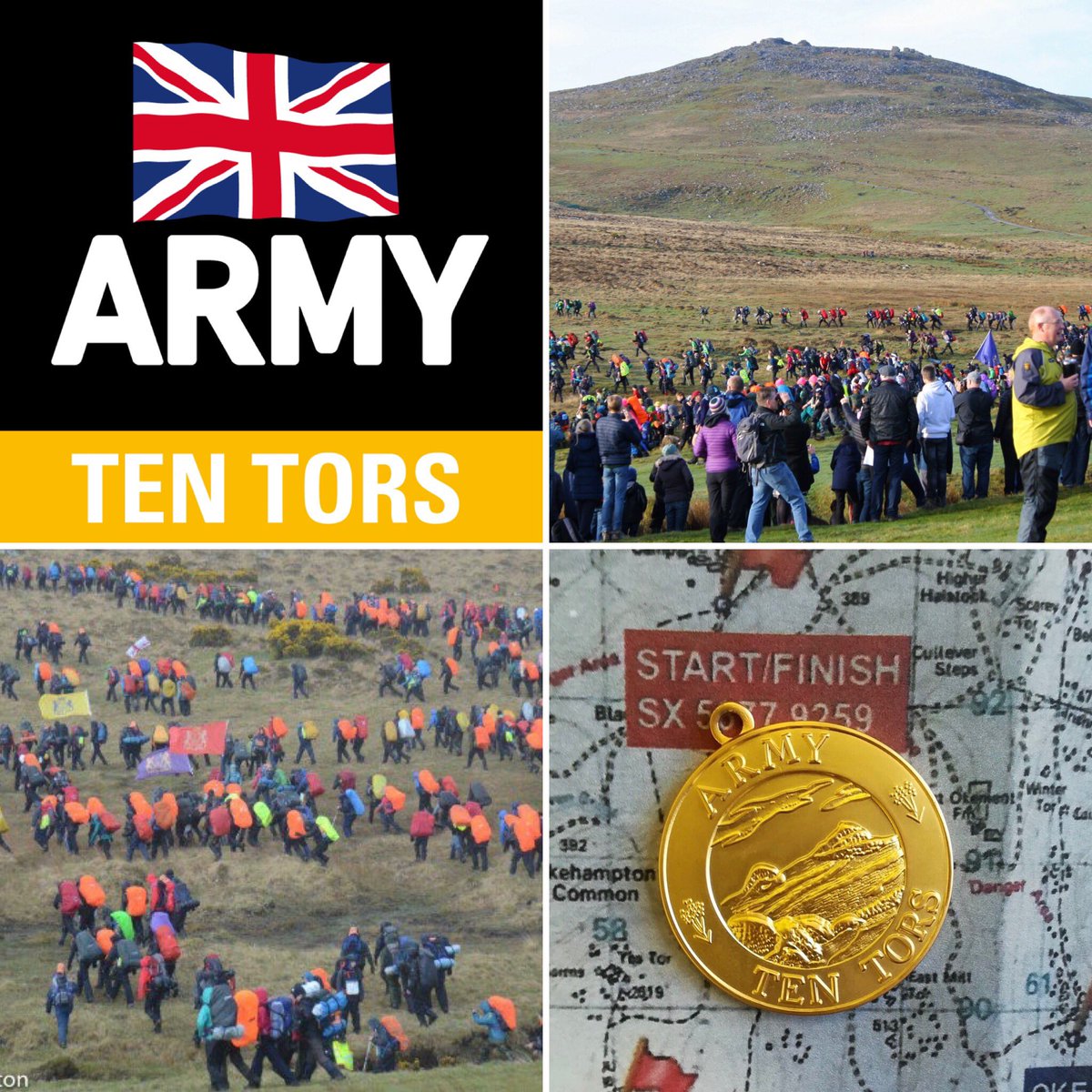 Best of luck to the thousands of young adventurers waking to Chariots of Fire on the tannoy, before setting off across the challenging #Dartmoor terrain on the #TenTors or #JubileeChallenge (and anxious supporters at Oakhampton Camp or refreshing progress Updates online)!