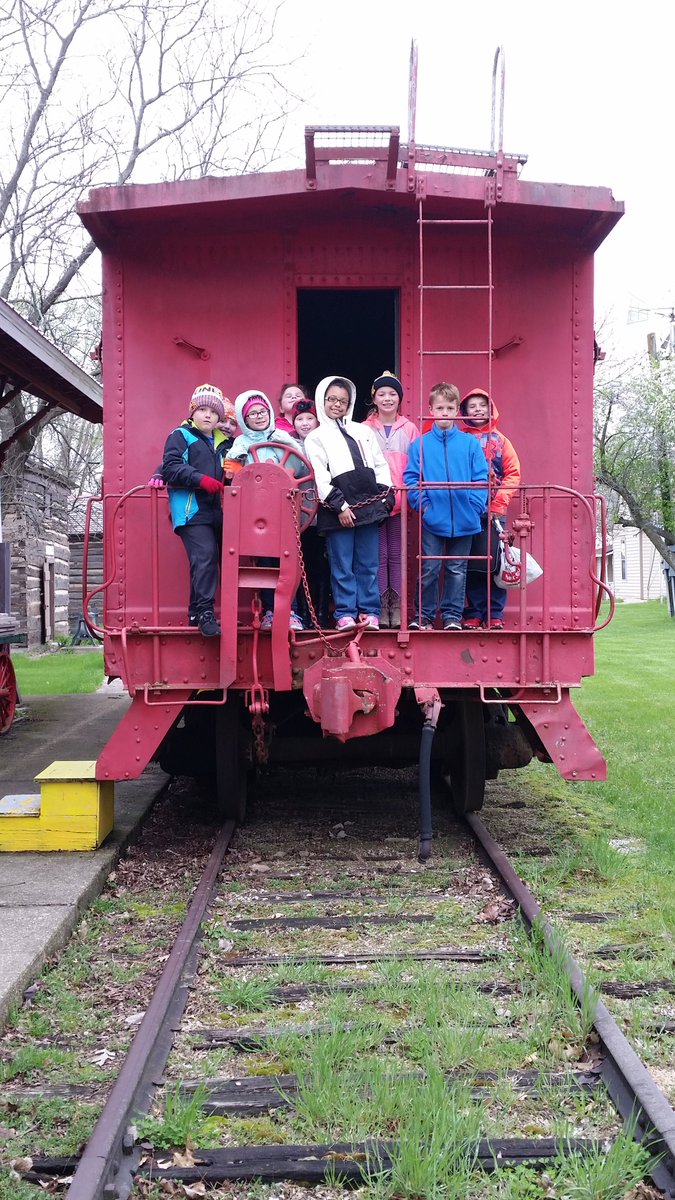 MrsFrerichs's tweet photo. It may have been a cold day for a field trip but the second grade students enjoyed their visit to the Bradford Museum and Little Brown Church. #MakingHistoryComeToLife @NPElemSchool @NPHuskies #HuskyNProud https://t.co/bGDiEnQC5c