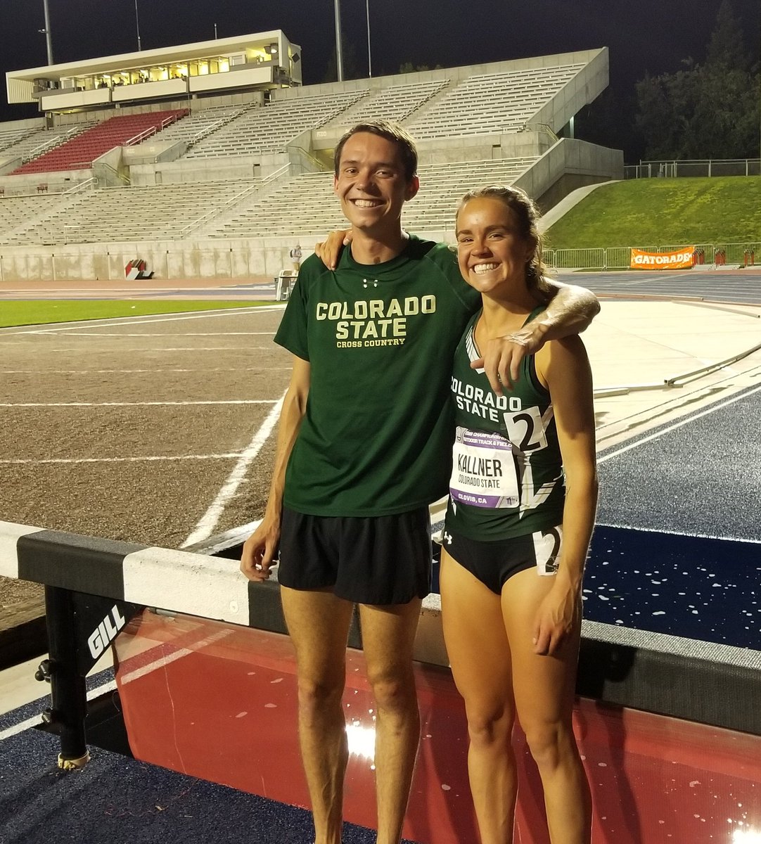 coachsiemers's tweet photo. Forrest and Ali PR's in the 3k Steeple on their way to 5th and 4th place MWC finishes #goooorams🐏 https://t.co/D3YB6WN0fo