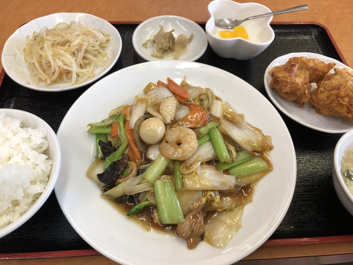 八宝菜定食