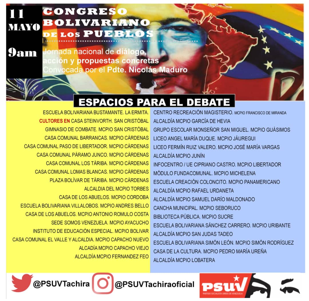 Tachira4F's tweet photo. Actividades para mañana sábado en Tachira,  te esperamos https://t.co/E80suufcpF