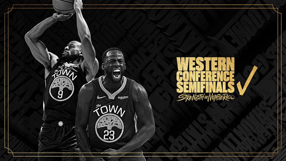 Dubs head to the Western Conference Finals for the 5th straight season 👏
