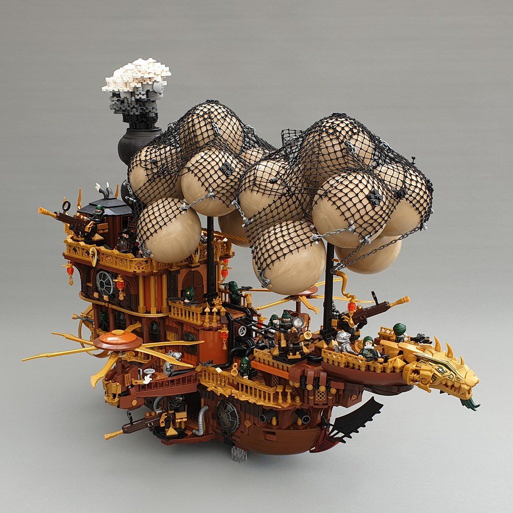 lego airship moc