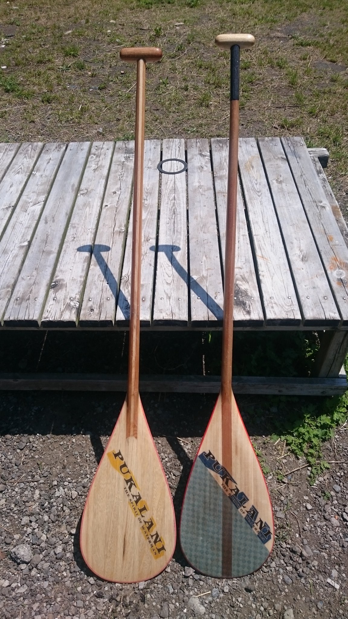 アウトリガーカヌー パドル