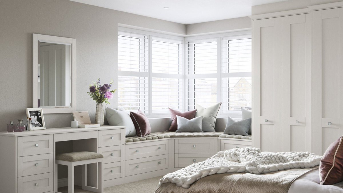 Transform your bedroom space with our quality fitted bedroom furniture, made in England. Follow the link to our gallery — ashfordkitchensandinteriors.co.uk/bedrooms