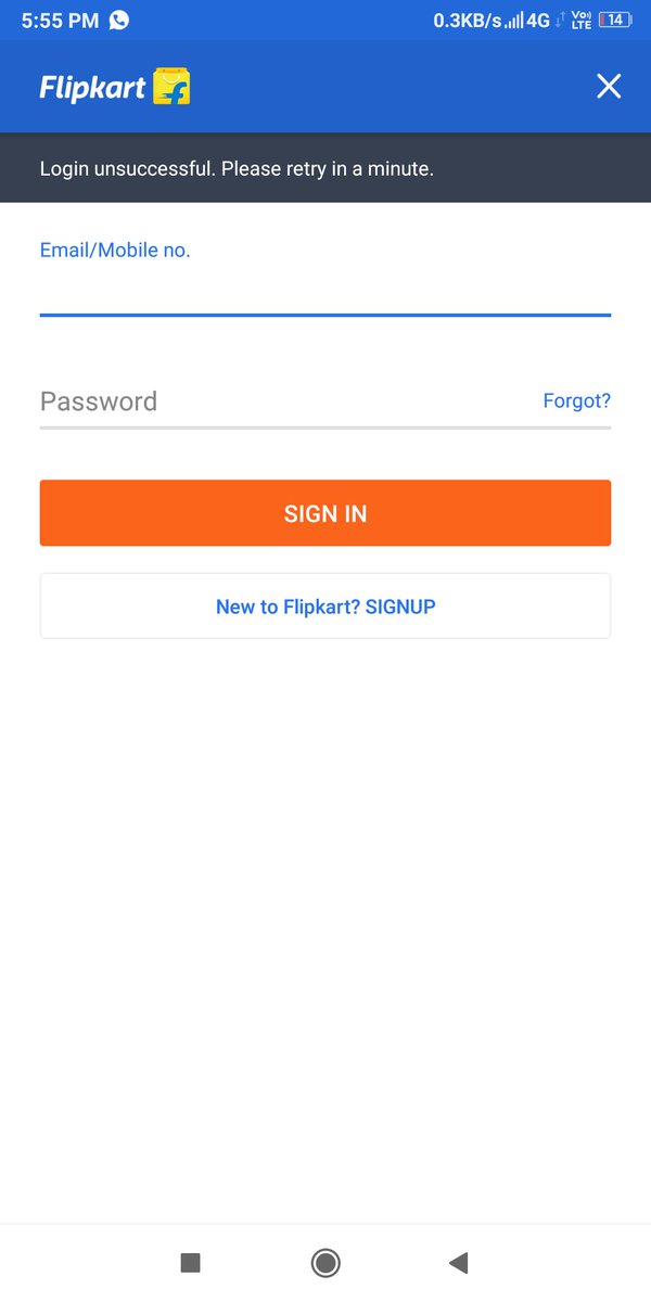 subhrajit01's tweet photo. @Flipkart @flipkartsupport how can i pay the due while i cant log in to my id. Your email doesn't resolves my problem.. even when i call customer care it ivr says busy all the https://t.co/sBfcFa9IJu can i contact . Its been 2 month https://t.co/ySRq4NDzsr