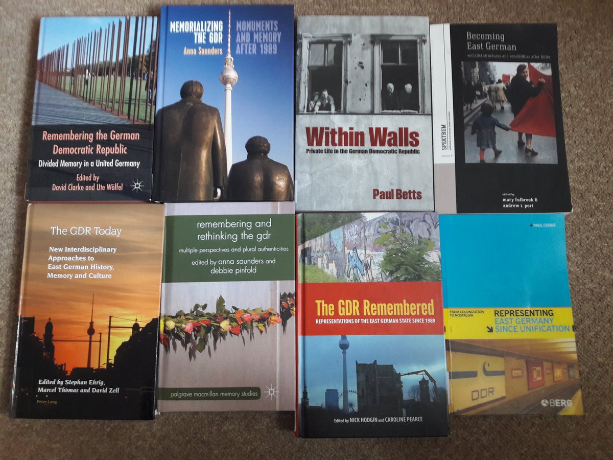 If you are looking for English-language books about the #GDR, you can't go far wrong with these. #twitterstorians