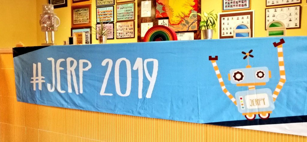 coderdojoleon's tweet image. Lo estamos pasando genial en las jornadas de Robótica y Programación educativa @jerp2019
@coderdojo @coderdojo_es @jerp2019 #jerp2019 #laMuela #Zaragoza