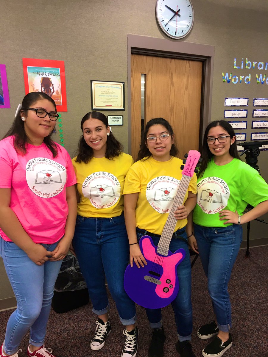 Look at these rock stars From South High who helped launch Dr. Logan’s summer reading program.  What’s even more impressive is that they are interested in becoming educators. Wooo hoo!! <a href="/OPS_SouthHigh/">South High</a>