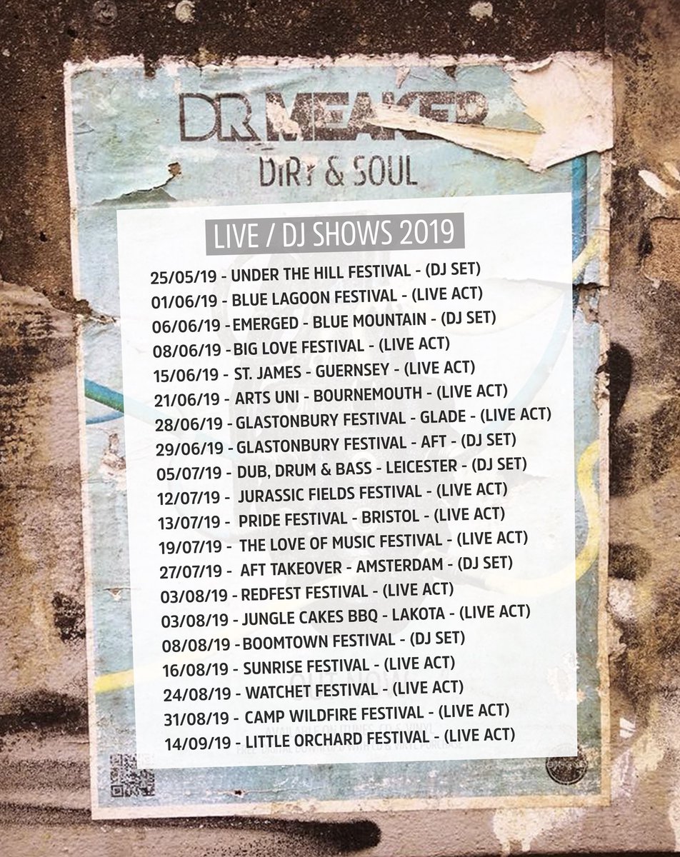 SUMMER 2019!! 🌈🌈🌈 Come check out the World’s Greatest Live Soul Drum &amp; Bass Act.. We are a 9-piece Live band ...We Smash it up with Dirt &amp; Soul - Bristol Style!! 🔥🔥🔥