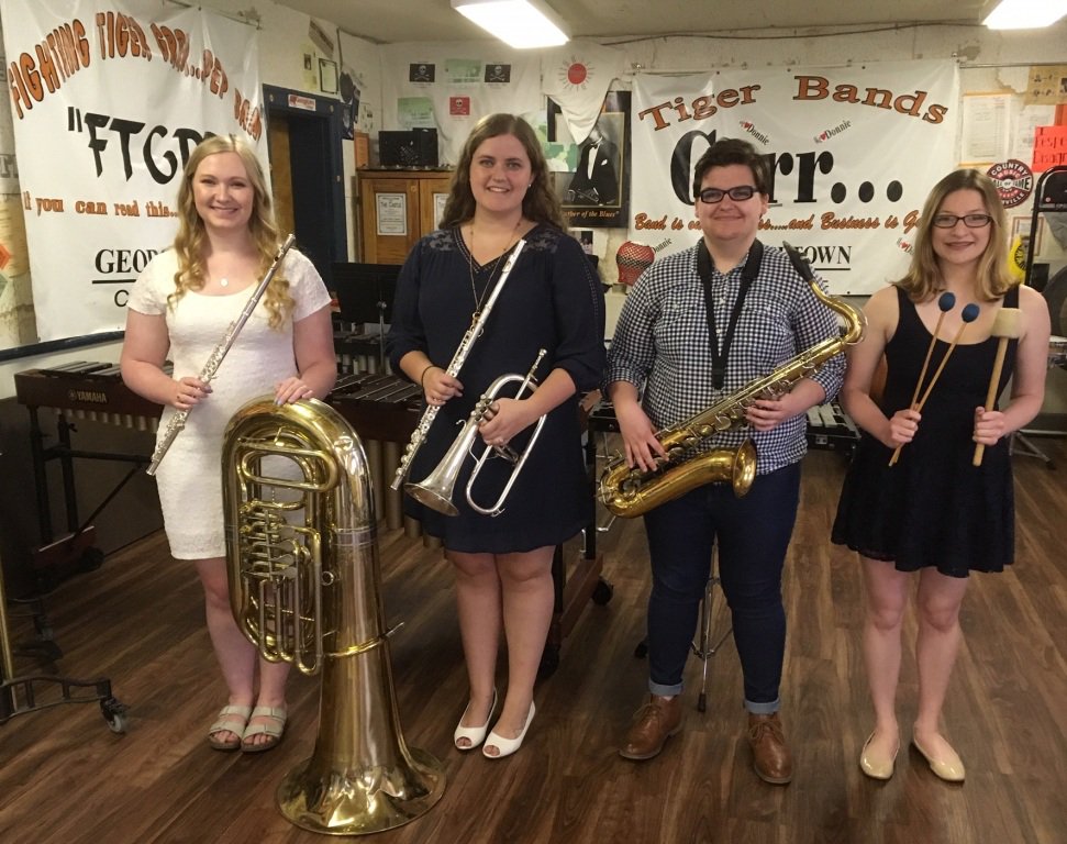 PLaRue123's tweet image. Our Tiger Bands Family Thanks and Congratulates all who are graduating today, especially our Band Seniors. A special Thanks and Thanks to the Families and Friends who have supported and sustained these fine students during their time at Georgetown College. @GtownCollege