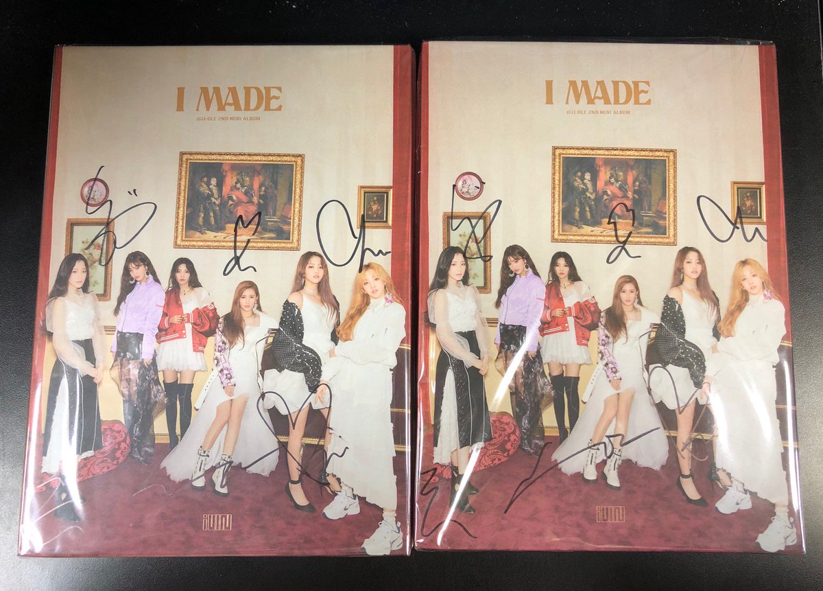 GIDLE I MADE アルバム　全員メンバーサインあり！ GIDLE I MADE アルバム 全員メンバーサインあり！ GIDLE I MADE